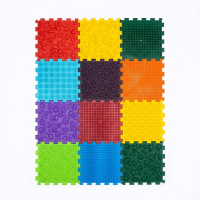 Szenzoros szőnyeg 12 elemből álló Mega Mix puzzle 