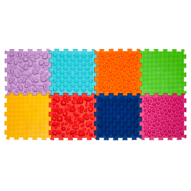 Ortek Mix Puzzle 8 elemből álló masszázs szőnyeg PUHA