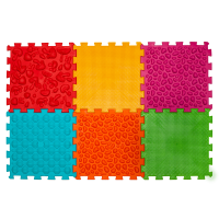 Ortek Mix Puzzle 6 elemből álló masszázs szőnyeg PUHA