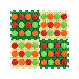 Ortek Mix Puzzle 4 elemből álló masszázs szőnyeg + 4 készlet „Minta” modul-rész