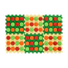 Ortek Mix Puzzle 6 elemből álló masszázs szőnyeg + 6 készlet „Minta” modul-rész