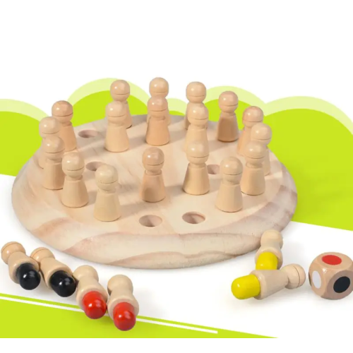 Sakk memóriajáték a figyelem fejlesztésére – Montessori fajáték