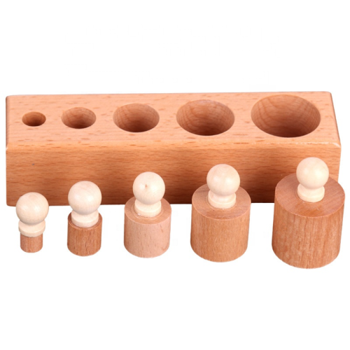 Montessori fa hengerkészlet Készségfejlesztő játék