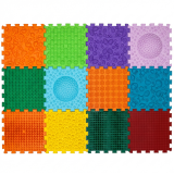 Szenzoros szőnyeg 12 elemből álló Megújult Mega Mix Puzzle szőnyeg kutyáknak