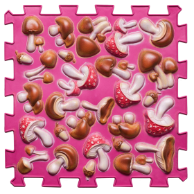 Ortek Gomba Puzzle Színes Rózsaszín 1 elemből álló masszázs szőnyeg Ortek Gomba Puzzle Színes Rózsaszín 1 elemből álló masszázs szőnyeg