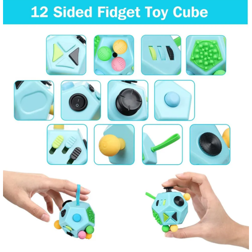 Fidget kocka finommotoros készségfejlesztő, Érzékszervi stresszoldó játék