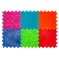 6 elemből álló Puzzle masszázs szőnyeg