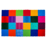 Szenzoros szőnyeg 24 elemből álló Puzzle Mix kutyáknak