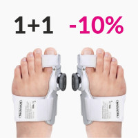 Hallux Valgus sín 2 db korrigáló sín, Hallux Valgus bandázs