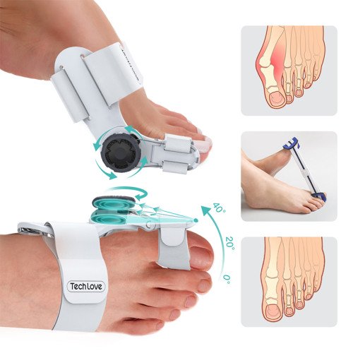 Állítható bütyök korrigáló sín, Hallux Valgus bandázs