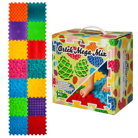 Szenzoros szőnyeg 14 elemből álló Mega Mix puzzle 
