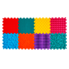 8 elemből álló "Tengerfenék" Puzzle masszázs szőnyeg