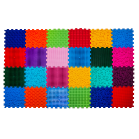 Szenzoros szőnyeg 24 elemből álló Puzzle Mix kutyáknak Szenzoros szőnyeg 24 elemből álló Puzzle Mix kutyáknak