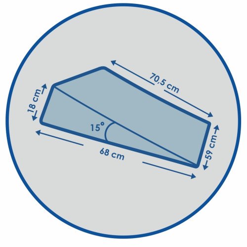 Ortopéd reflux Dupla Ékpárna állítható magasságú J2540 D Reflux párna