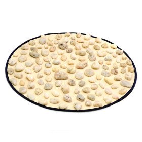 Természetes kavics masszázs szőnyeg d 44 cm Természetes kavics masszázs szőnyeg d 44 cm