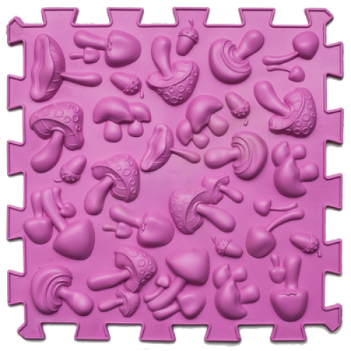 Szenzoros szőnyeg 12 elemből álló Ortek Mix Puzzle + „Kavicsok”