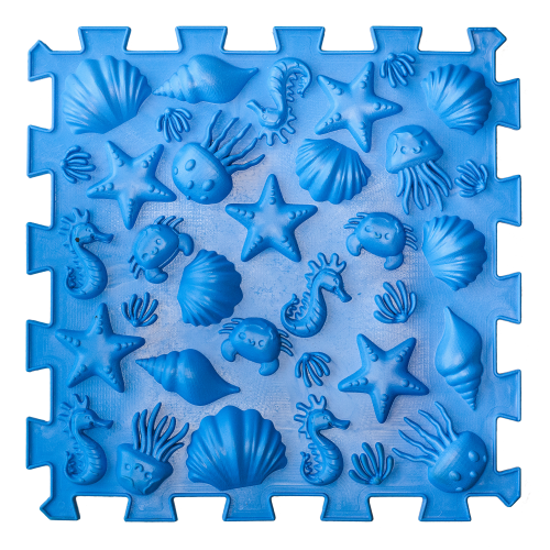 Szenzoros szőnyeg 12 elemből álló Ortek Mix Puzzle + „Kavicsok”