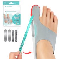 Bandázs Hallux Valgus fémlemezzel és feszességszabályozással 