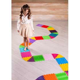 Szenzoros szőnyeg Ortek Puzzle 18 elem + 10 háromszög Szenzoros szőnyeg Ortek Puzzle 18 elem + 10 háromszög